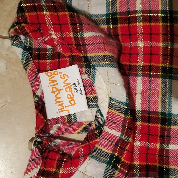 2 Girl's Holiday Dresses 12-18 and 24 Months - Picture 4 of 6